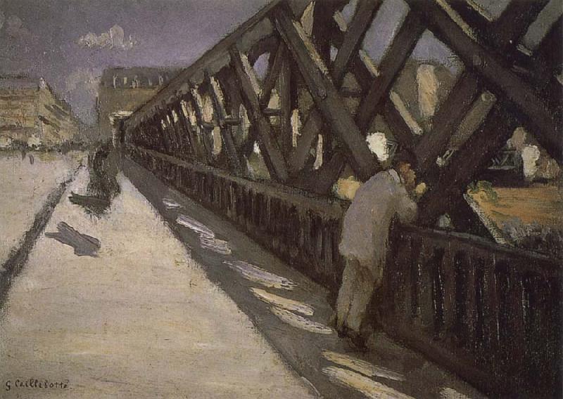 Gustave Caillebotte Study of pier